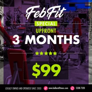 Membership Upfront – 3 months (Feb Fit special)