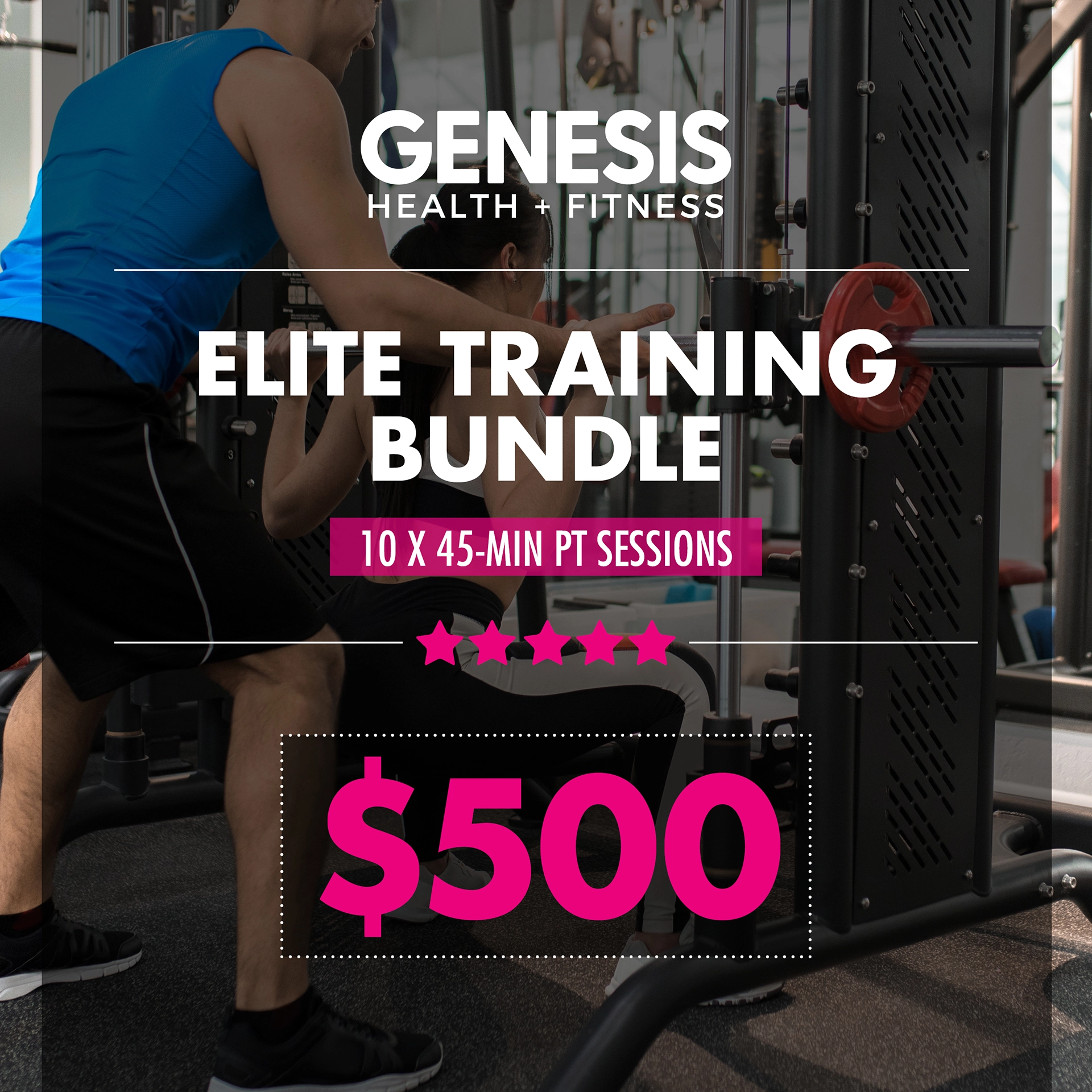 Elite Training Bundle 10 x 45 min PT Sessions Genesis Ballarat Body and Soul