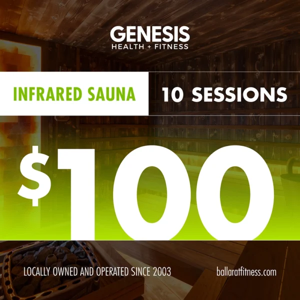 10 Infrared Sauna Sessions